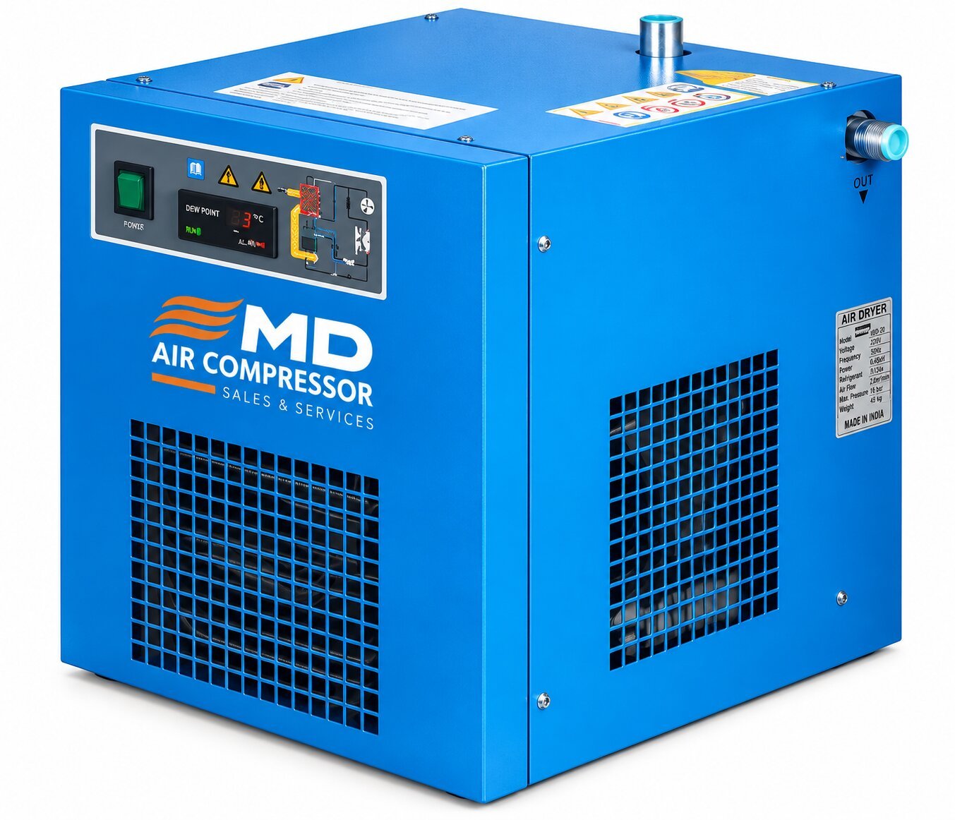 Refrigerated air dryer — MD Air Compressor